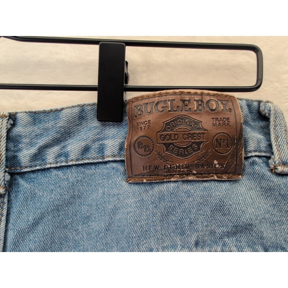 VTG Bugle Boy Mom Jeans Women's Size 18 Light Wash 80s 90s Made In USA - Picture 15 of 16